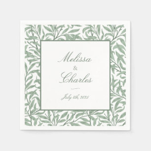 Serviette En Papier Serviettes mariages personnalisables et feutrées