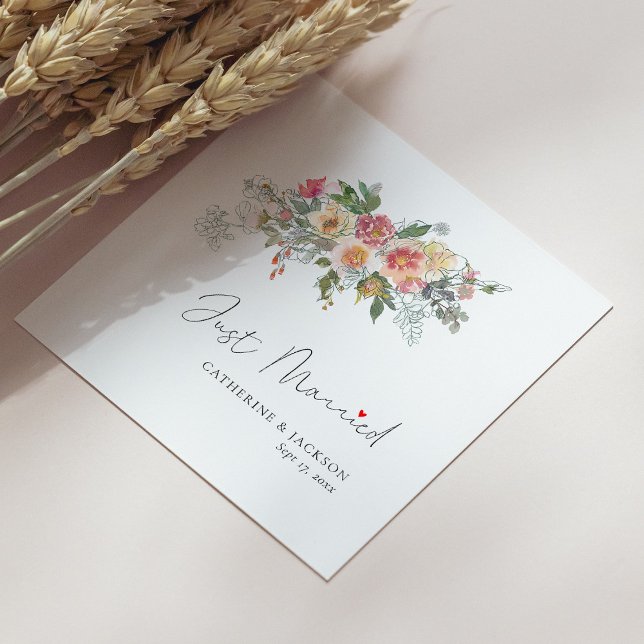 Serviette En Papier Serviettes Mariages personnalisées - Mariées (Personalized Wedding Napkins - Just Married)