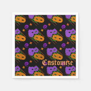 Serviette En Papier Serviettes Mascarade Festif