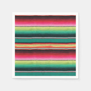 Serviette En Papier Serviettes mexicaines de couverture d'impression