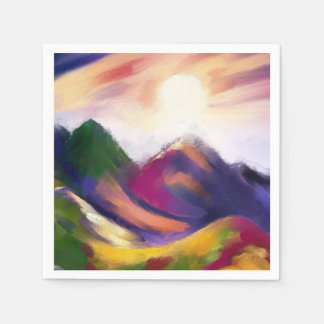 Serviette En Papier Serviettes Motley Mountains