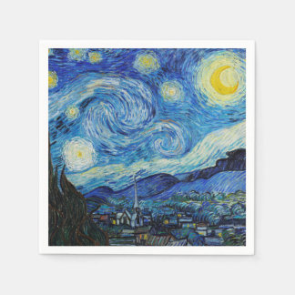 Serviette En Papier Serviettes Nuit Étoilée