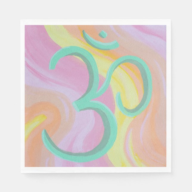 Serviette En Papier serviettes Om (Devant)