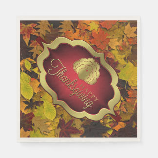 Serviette En Papier Serviettes - Papier - Bon thanksgiving automnal