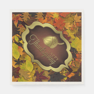 Serviette En Papier Serviettes - Papier - Bon thanksgiving automnal