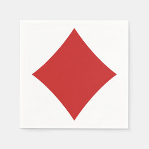 Serviette En Papier Serviettes papier du lecteur de carte - Diamant