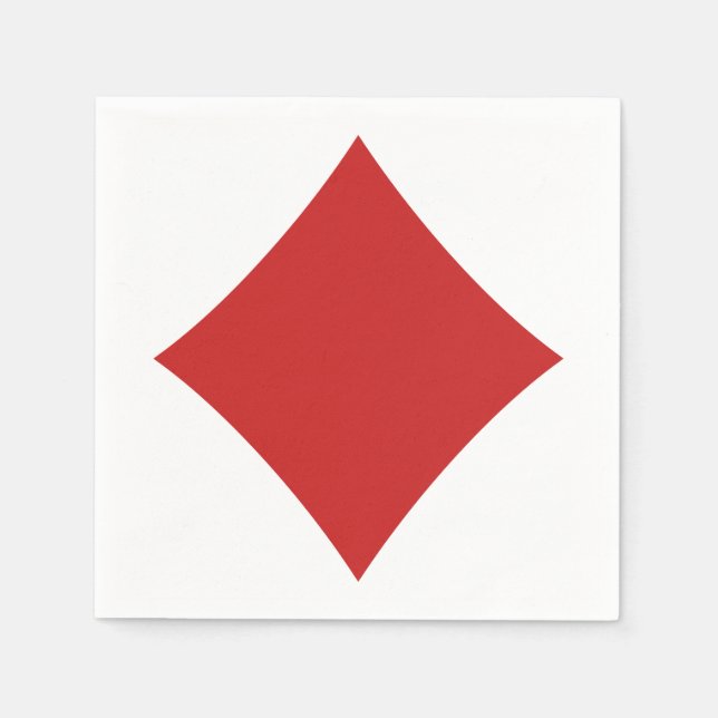 Serviette En Papier Serviettes papier du lecteur de carte - Diamant (Devant)