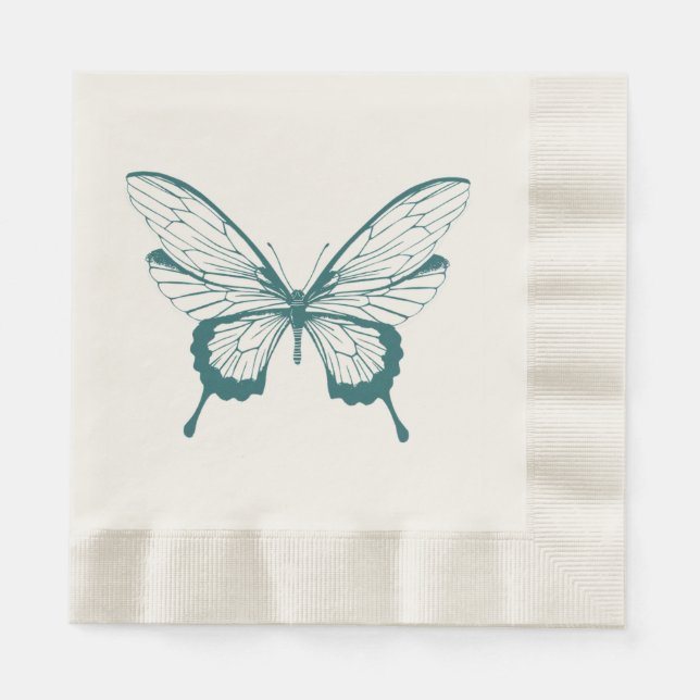 Serviette En Papier Serviettes Papillon (Devant)