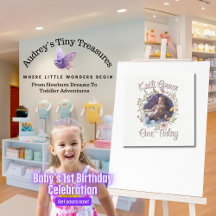 Serviettes papillon de printemps 1er anniversaire