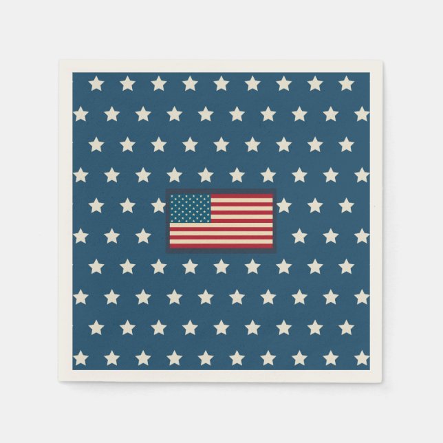 Serviette En Papier Serviettes Patriotiques  (Devant)