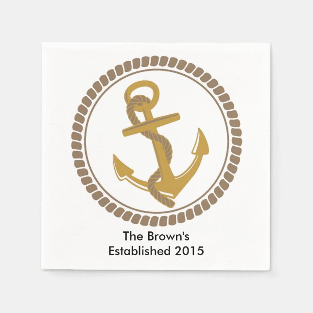 Serviette En Papier Serviettes personnalisées (Devant)