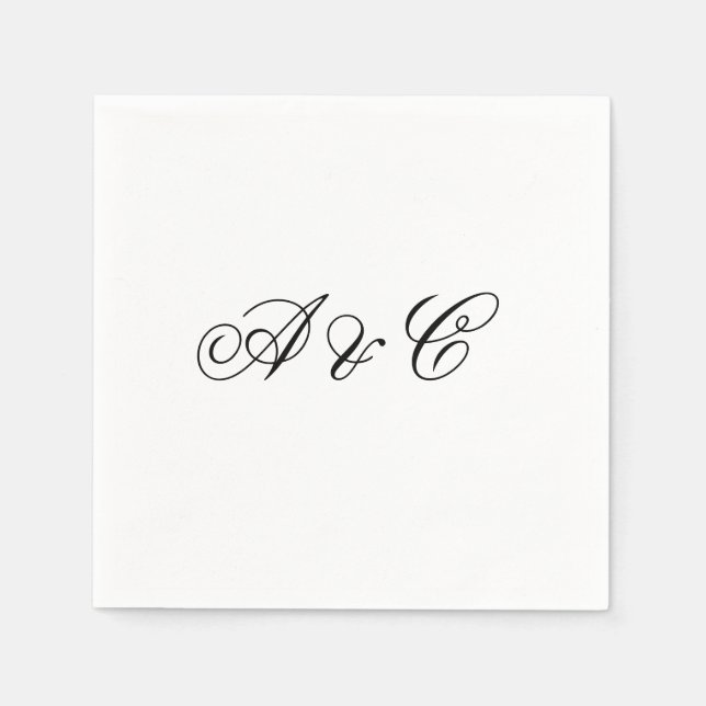 Serviette En Papier Serviettes personnalisées (Devant)