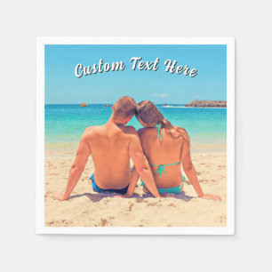 Serviette En Papier Serviettes Personnalisées avec Votre Photo Texte