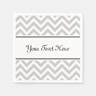 Serviette En Papier Serviettes personnalisées   bande motif de chevron