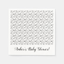 Serviettes personnalisées de musique