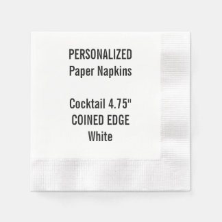 Serviette En Papier Serviettes personnalisées en papier à cocktail