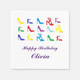 Serviette En Papier Serviettes personnalisées en papier "Chaussures"