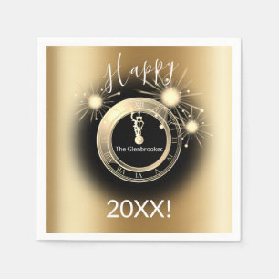 Serviette En Papier Serviettes personnalisées en papier du Nouvel An