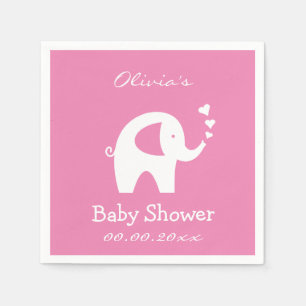Serviette En Papier Serviettes personnalisées pour baby shower avec él