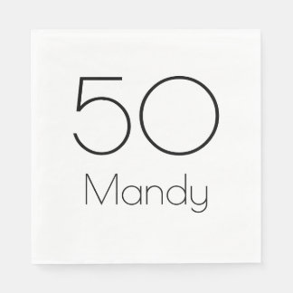 Serviette En Papier Serviettes personnalisées pour fête d'anniversaire