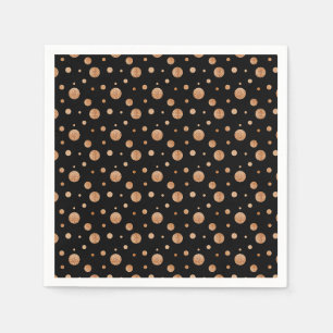 Serviette En Papier Serviettes pois en or tasse à café