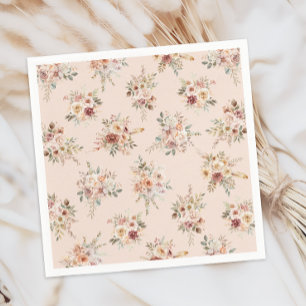 Serviette En Papier Serviettes pour Baby Shower Bohème Floral