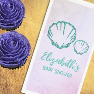 Serviette En Papier Serviettes pour Baby Shower Coquillages