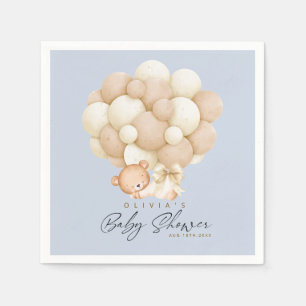 Serviette En Papier  Serviettes pour Baby Shower Garçon À peine attend