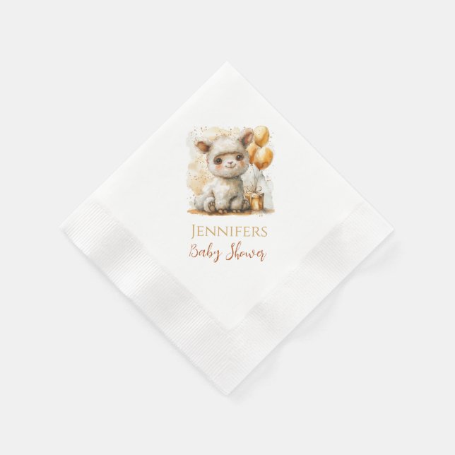 Serviette En Papier Serviettes pour Baby Shower ou Anniversaire de béb (Coin)