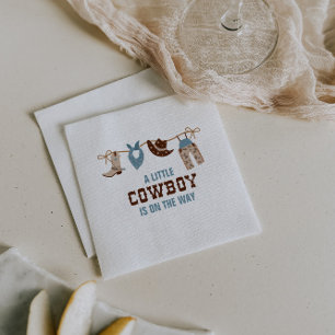Serviette En Papier Serviettes pour Baby Shower Rodeo Cowboy Western