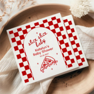 Serviette En Papier Serviettes pour Baby Shower sur le thème de Pizza