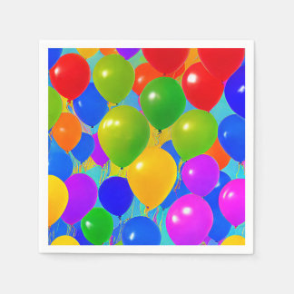 Serviette En Papier Serviettes pour ballons d'anniversaire