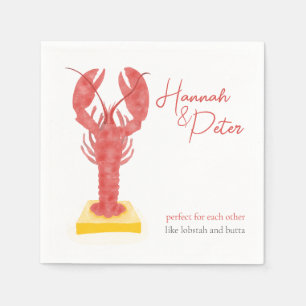 Serviette En Papier Serviettes pour cocktail de homard