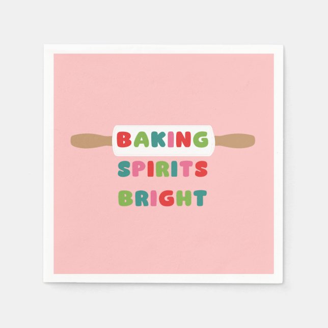 Serviette En Papier Serviettes pour échange de biscuits Baking Spirits (Devant)