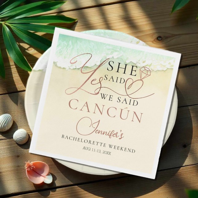 Serviette En Papier Serviettes pour enterrement de vie de jeune fille  (Créateur téléchargé)