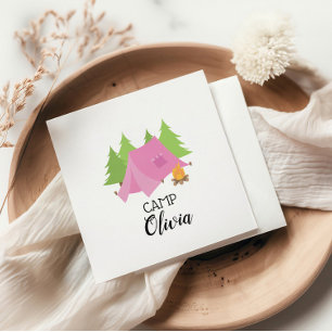 Serviette En Papier Serviettes pour fête d'anniversaire camping Glampi