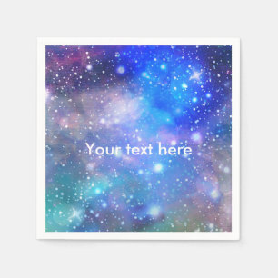 Serviette En Papier Serviettes pour fête d'anniversaire dans l'espace 