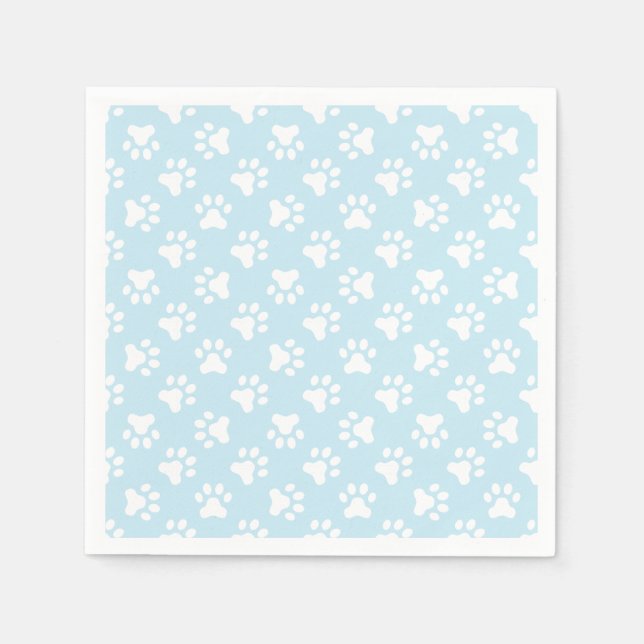 Serviette En Papier Serviettes pour fête d'anniversaire de chiot avec  (Devant)