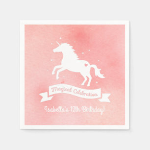 Serviette En Papier Serviettes pour fête d'anniversaire de filles Lico