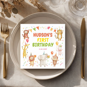 Serviette En Papier Serviettes pour fête d'anniversaire d'enfants avec