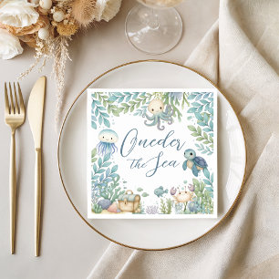 Serviette En Papier Serviettes pour fête d'anniversaire Oneder la Mer