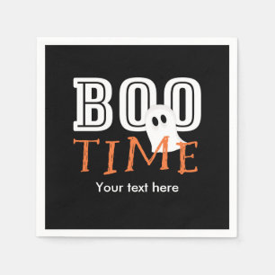 Serviette En Papier Serviettes pour fête de fantômes Halloween BOO TIM