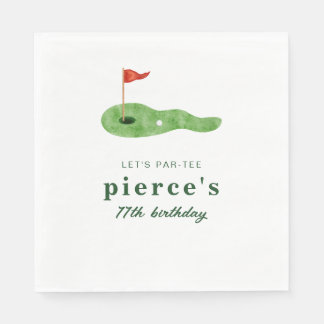 Serviette En Papier Serviettes pour fête de golf