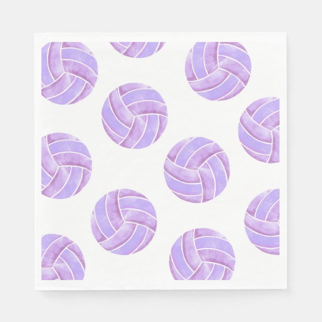 Serviette En Papier Serviettes pour fête de volley-ball (Devant)