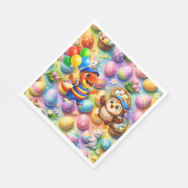 Serviette En Papier Serviettes pour fête d'enfants (Coin)