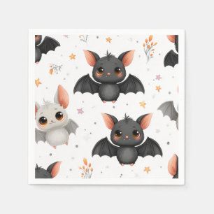Serviette En Papier Serviettes pour fête d'Halloween avec chauves-sour