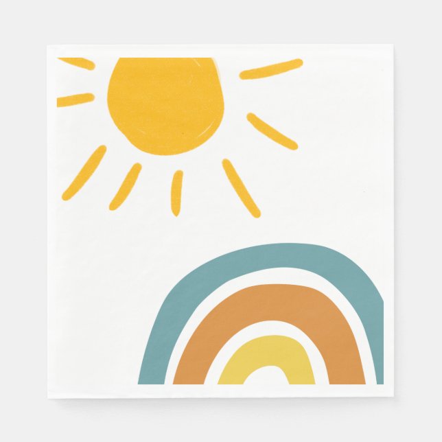 Serviette En Papier Serviettes pour ici vient le paquet Son (Devant)