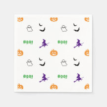 Serviettes pour la fête d'Halloween de Spooky Crew