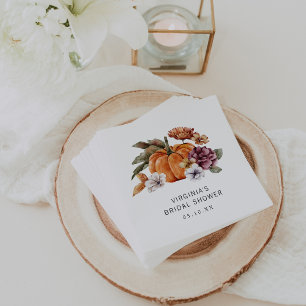 Serviette En Papier Serviettes pour la fête prénuptiale d'automne