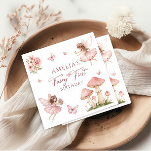 Serviette En Papier Serviettes pour la première fête d'anniversaire de